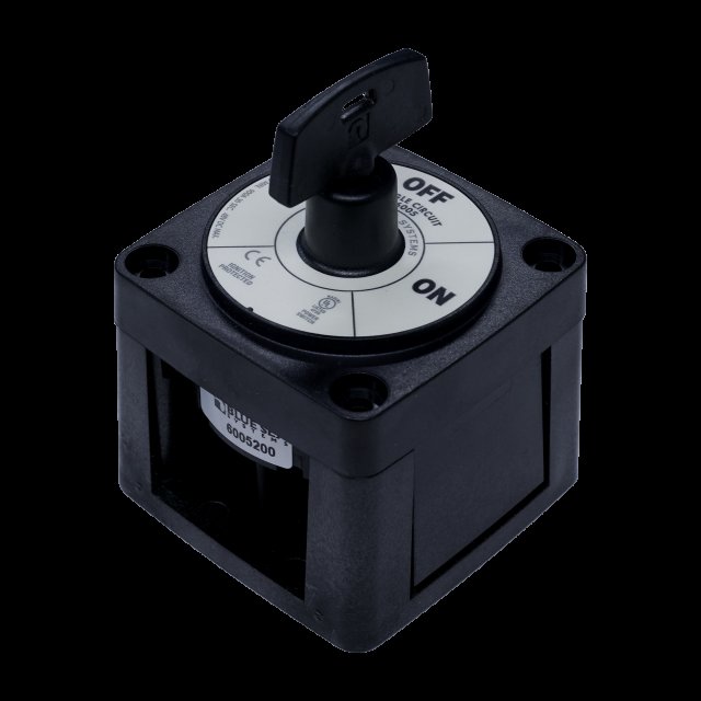 Blue Sea Systems Switch Battery M ON/OFF w/Key - Black