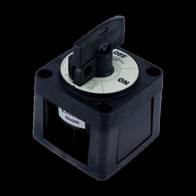 Blue Sea Systems Single Circuit ON-OFF with Locking Key - Black