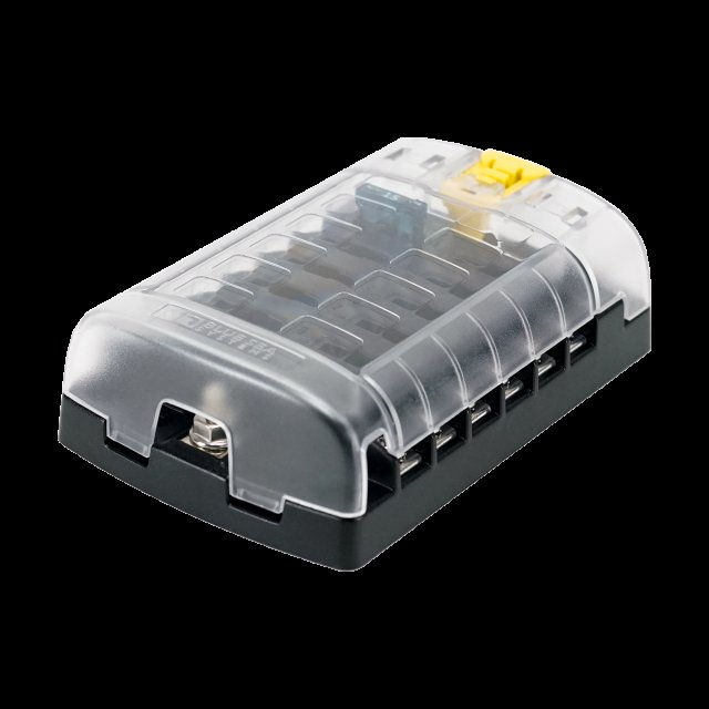 Blue Sea Systems Fuse Block STBlade 12circ w/cvr