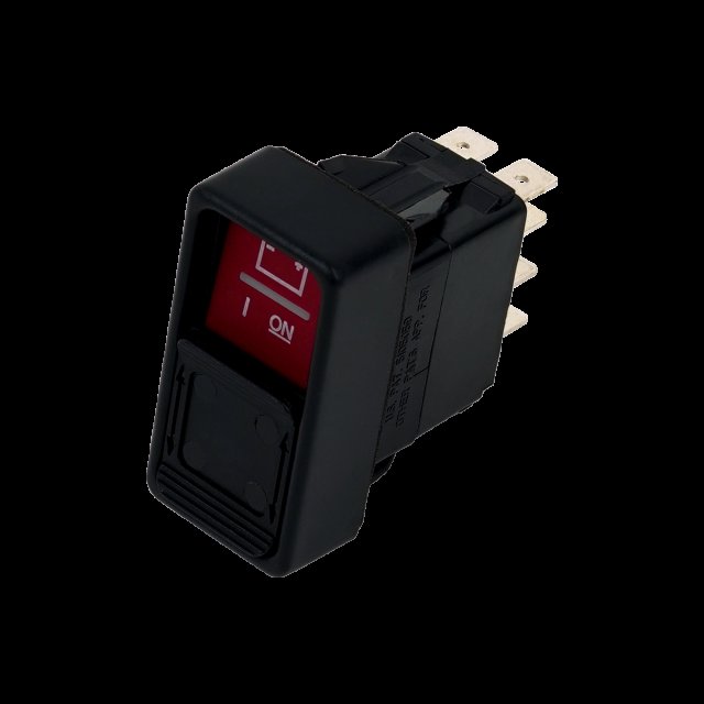 Blue Sea Systems Switch Contura SPDT ON / ON Red, Guard