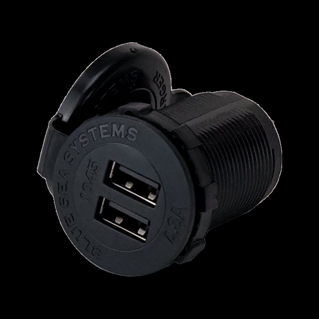 Blue Sea Systems Blue Sea Systems 12/24VDC Dual USB Charger 4.8A Socket
