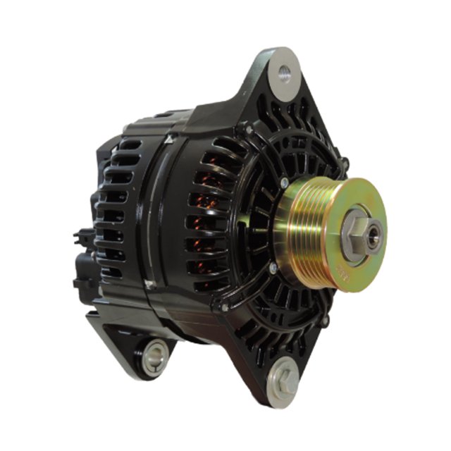 Balmar Alternator, 97XD Series, 120a, 24v, SaddleMT, 4in, K6Pul