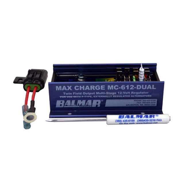 Balmar Regulator, Dual MC612 Multi-Stage, 12v, w/o Harnesses