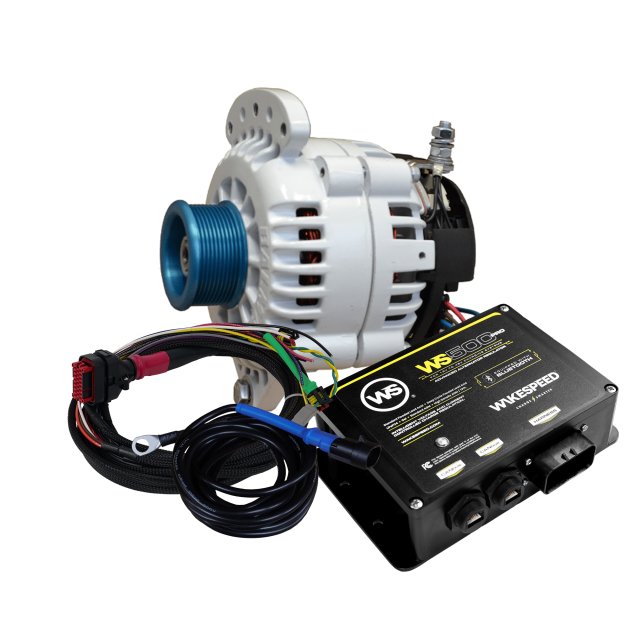 Merlin Power Merlin Power KIT, 60 Series 70a 24v SaddleMT Alternator, Wakespeed, J10
