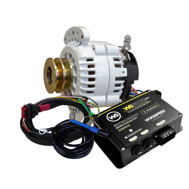 Merlin Power Merlin Power KIT, 60 Series 70a 24v SaddleMT Alternator, Wakespeed, DV