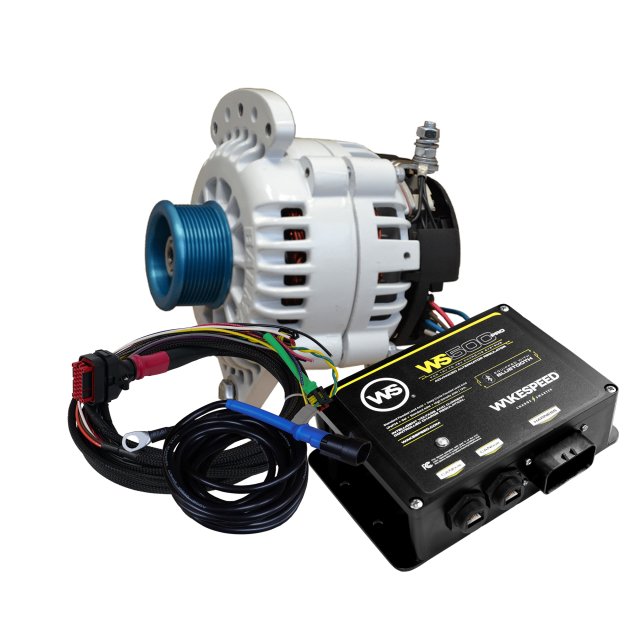 Merlin Power Merlin Power KIT, 60 Series 120a SaddleMT Alternator, Wakespeed Reg, J10