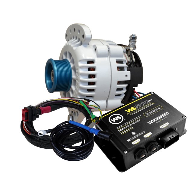 Merlin Power Merlin Power KIT, 60 Series 100a SaddleMT Alternator, Wakespeed Reg, J10