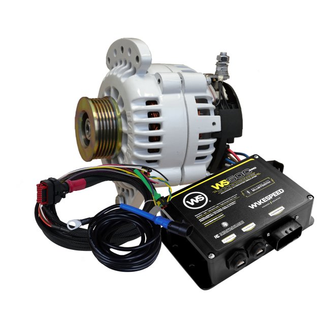 Merlin Power Merlin Power KIT, 60 Series 100a SaddleMT Alternator, Wakespeed Reg, K6