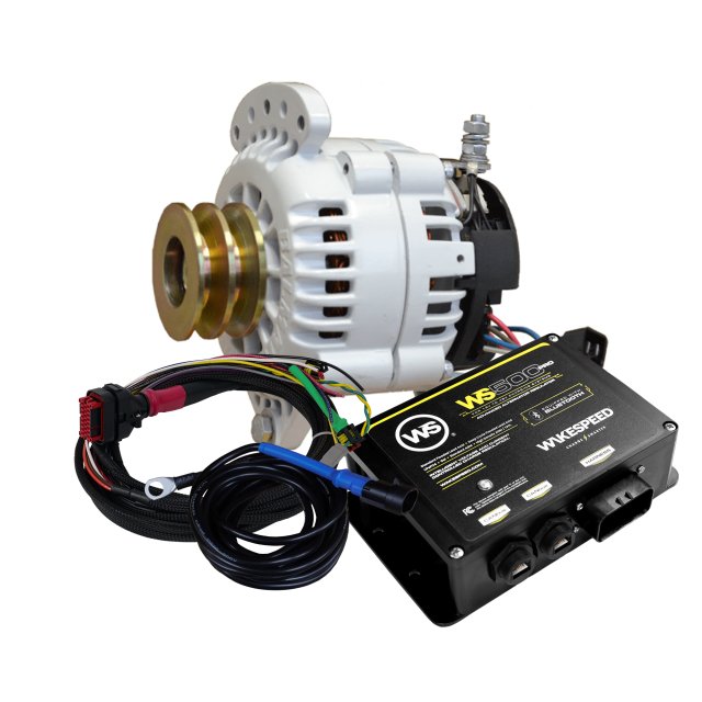 Merlin Power Merlin Power KIT, 60 Series 100a SaddleMT Alternator, Wakespeed Reg, DV