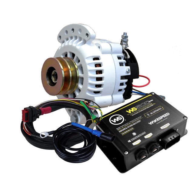 Merlin Power Merlin Power KIT, 621 Series 100a SingleFT Alternator, Wakespeed Reg, DV