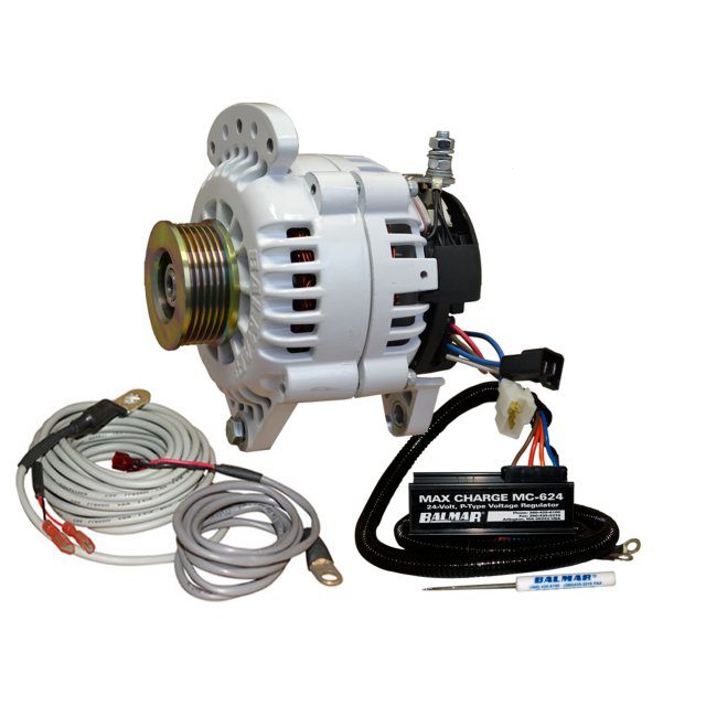 Balmar KIT, 60 Series 70a 24v SaddleMT Alternator, MC Regulator, K6