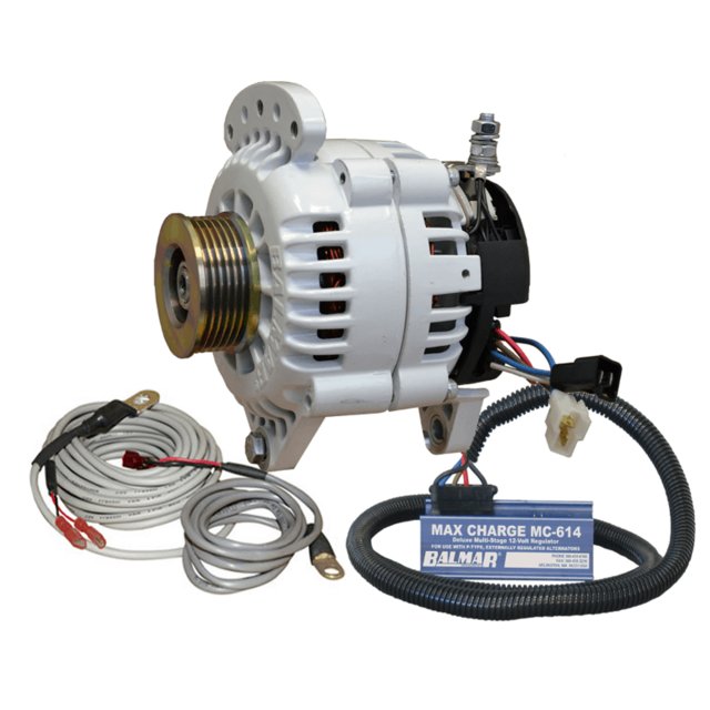 Balmar KIT, 60 Series 120a SaddleMT Alternator, MC Regulator, K6