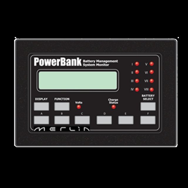 Merlin Power Merlin Power PowerBank LCD Remote Panel