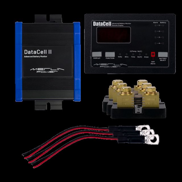 Merlin Power Merlin Power DataCell II + LED Panel Three Battery Bank