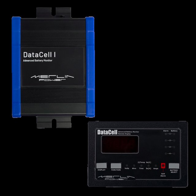 Merlin Power Merlin Power DataCell 1 + LED Panel - 12/24V Single Battery Bank