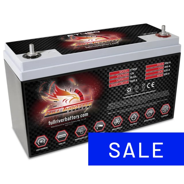 Fullriver Battery Full Throttle TPPL Battery FT450