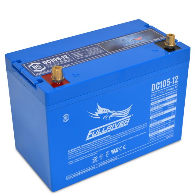 Fullriver Battery DC Series Battery 12V 105Ah Battery (DC105-12)