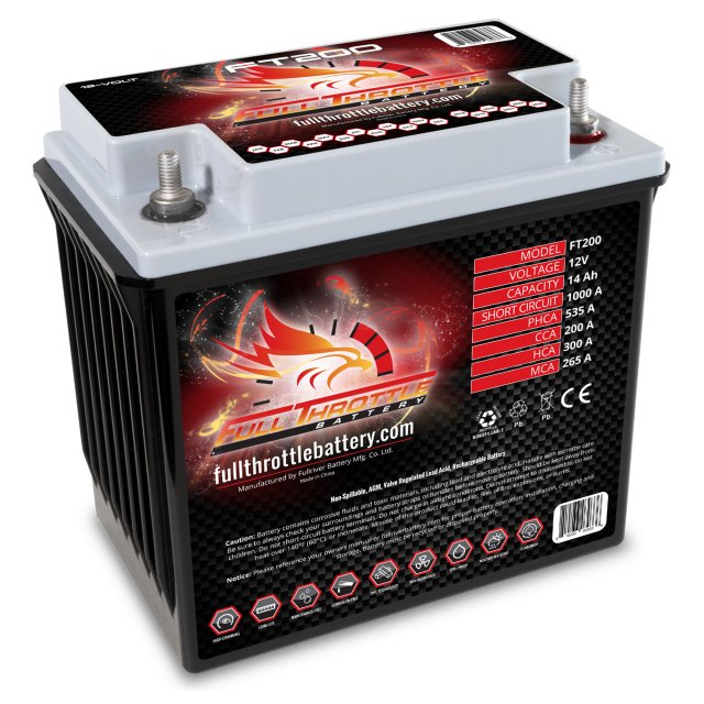 Fullriver Battery Full Throttle FT200