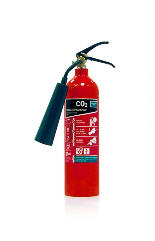 JacTone JacTone 2KG CO2 FROST FREE HORN PREMIUM RANGE FIRE EXTINGUISHER