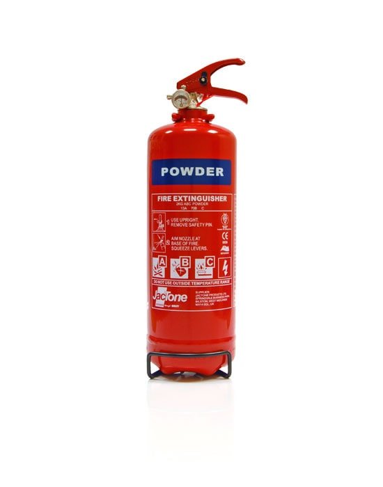 JacTone JacTone 2KG ABC POWDER BASIC RANGE FIRE EXTINGUISHER MER
