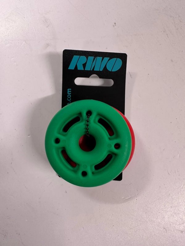 RWO RWO Disc Handle Red and Green Trapeze Ring Handle R4124
