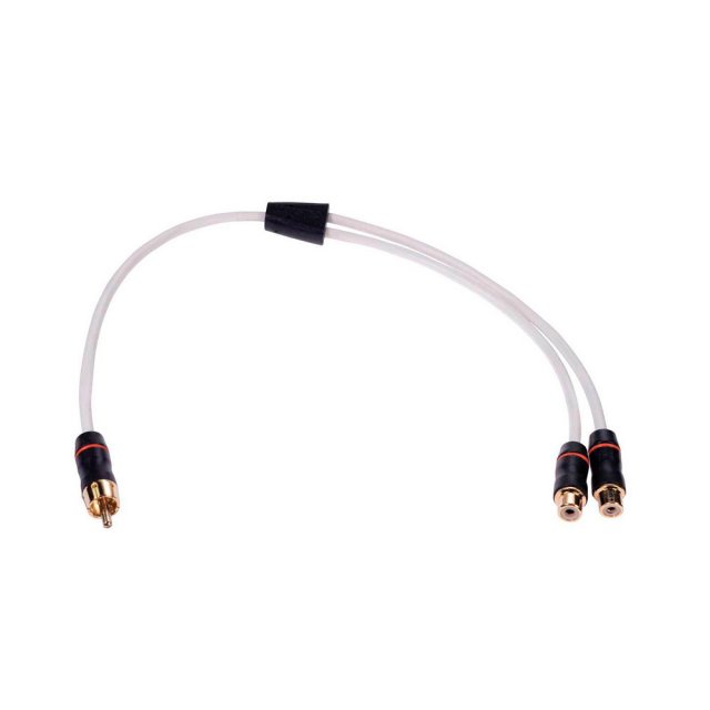 Fusion Fusion MS-RCAYF RCA Splitter Cable Male to Dual Female - 0.3m (0.9')
