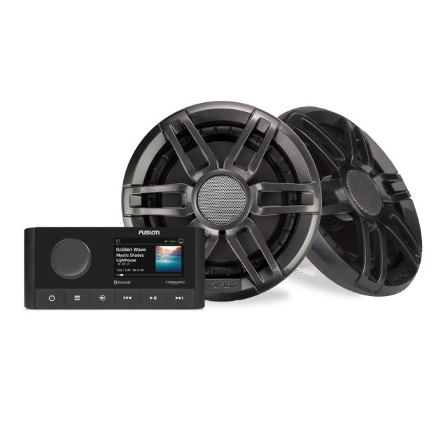Fusion Fusion RA210KSPG Marine Stereo & XS Sports Speaker Bundle