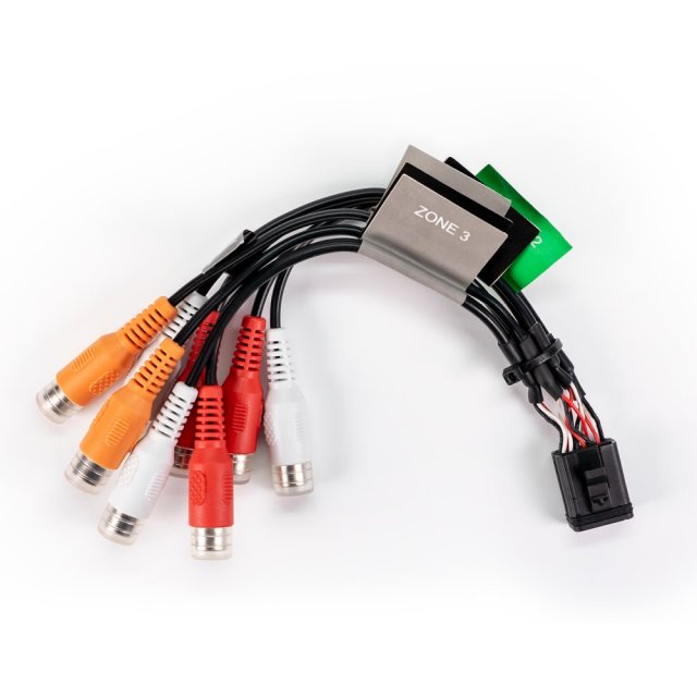 Fusion Fusion Wiring Loom - E Port - RCA / Zone 3+4 / FusConn (RA770/800)
