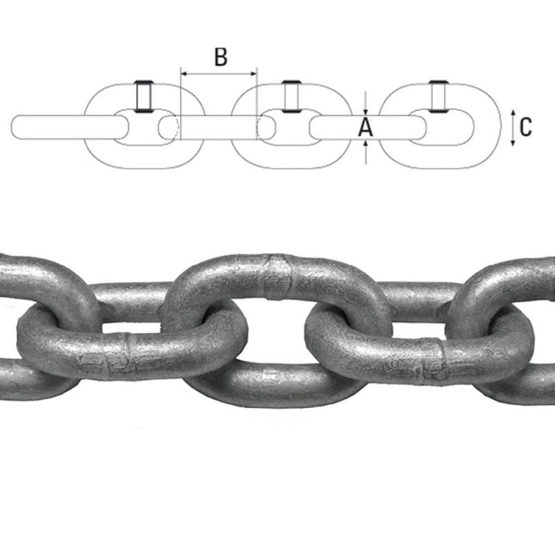 Seago Pre-Cut Chain in a Bag 6mm, 8mm, 10mm Din 766