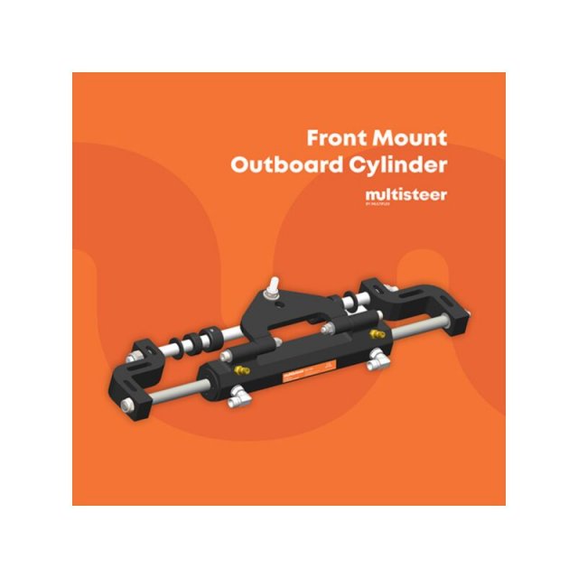 Glydus Front Mount Hydraulic Steering Outboard Cylinder up to 175 HP