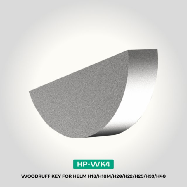 Glydus Woodruff/Flat Key for Helms HP-16