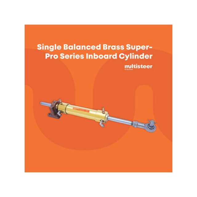 Glydus Inboard Single Balanced Brass Cylinder
