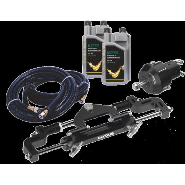 Glydus Hydraulic Steering Kit for Outboards up to 115 Hp