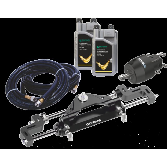 Glydus Hydraulic Steering Kit for Outboards up to 175 Hp