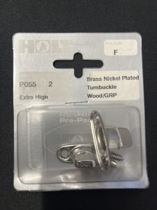 Holt Holt marine P055 brass nickel plated turnbuckle