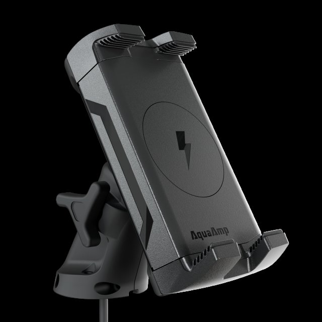 AquaAmp Vertical Clamping Arm Mount 15W Qi2