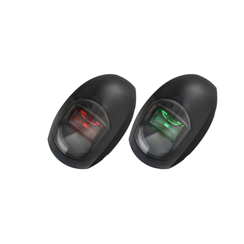 Seaflo Seaflo 05 Series Black Vertical Mount Navigation Lights Port and Starboard Lights 112.5°