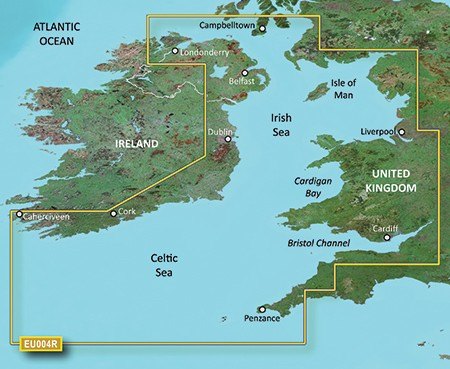 Garmin BlueChart G2 & G2 Vision EU004R Irish Sea