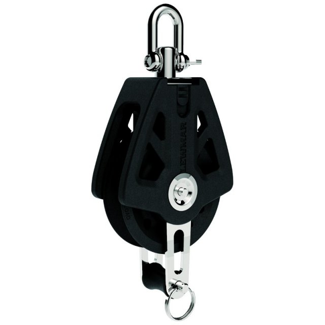 Lewmar Lewmar Synchro Block Single Becket Black - 50mm