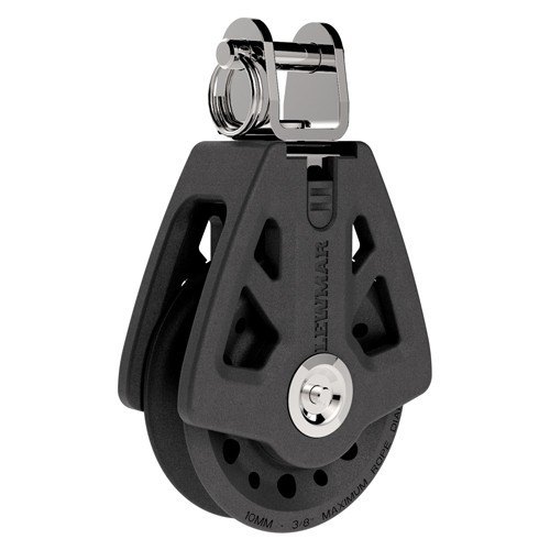Lewmar Lewmar Synchro Block Single Toggle Head Black - 50mm