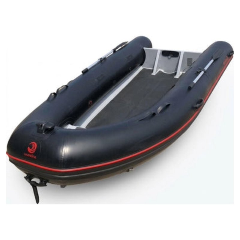 Waveline Waveline 3.6m Aluminium RIB double skinned floor with bow locker Black