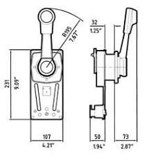 Ultraflex B85 Side Mount Control - TCS Chandlery