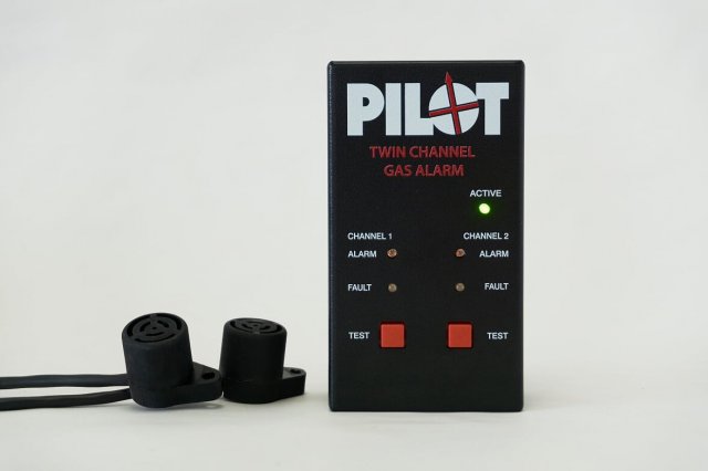 Pilot Pilot Twin Channel LPG/Propane Gas Alarm