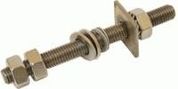 TCS Chandlery M10 Anode Fixing Stud c/w Connectors, Nuts & Washers