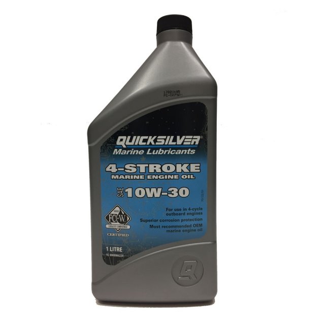 Quicksilver Quicksilver SAE10W-30 4 Stroke Outboard Engine Oil - 1Ltr