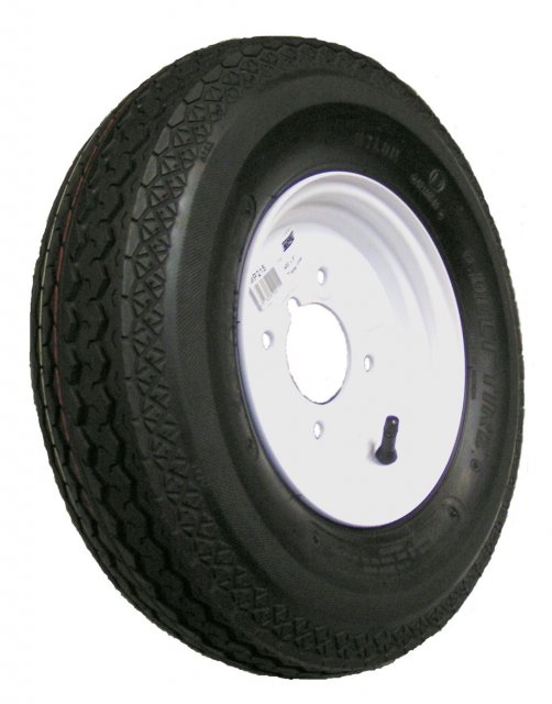 BTP Trailer Spares 500  x 10  6 Ply Trailer Tyre & Rim