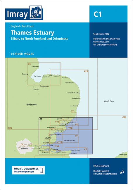 Imray Imray C1 Thames Estuary Chart
