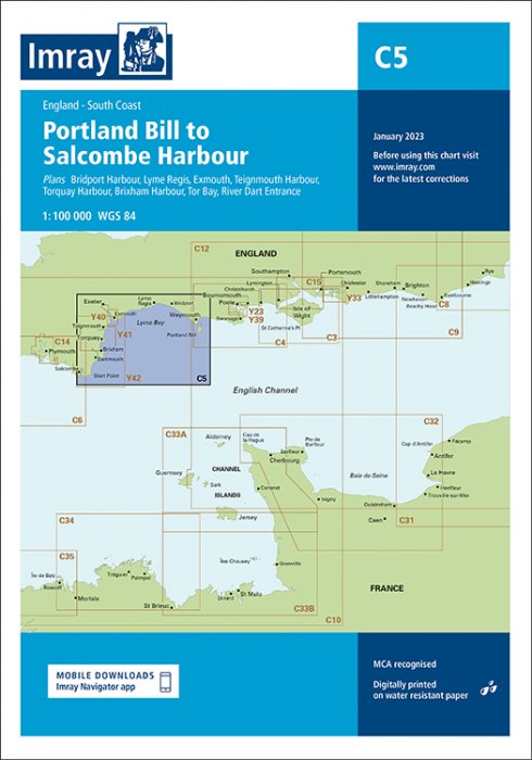 Imray Imray C5 Bill of Portland to Salcombe Harbour Chart