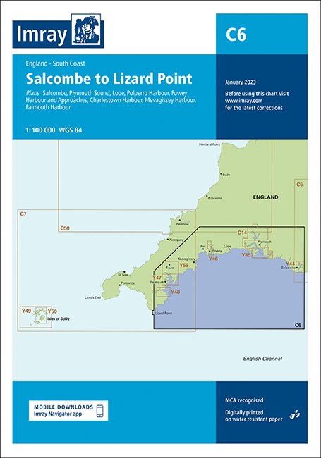 Imray Imray C6 Salcombe to Lizard Point