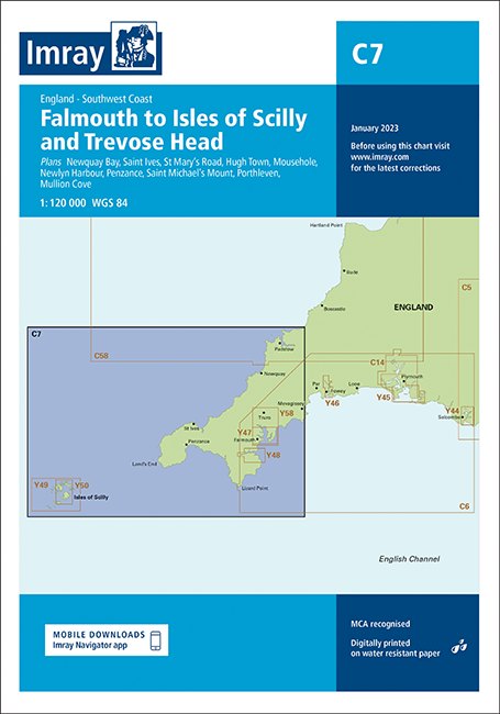 Imray Imray C7 Falmouth to Isles of Scilly & Trevose Head